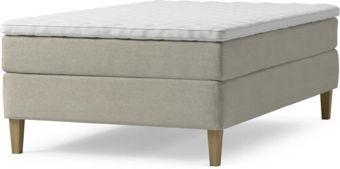 Delux Sense, Kontinentalsäng, enkelsäng 120 cm med bäddmadrass och sängben