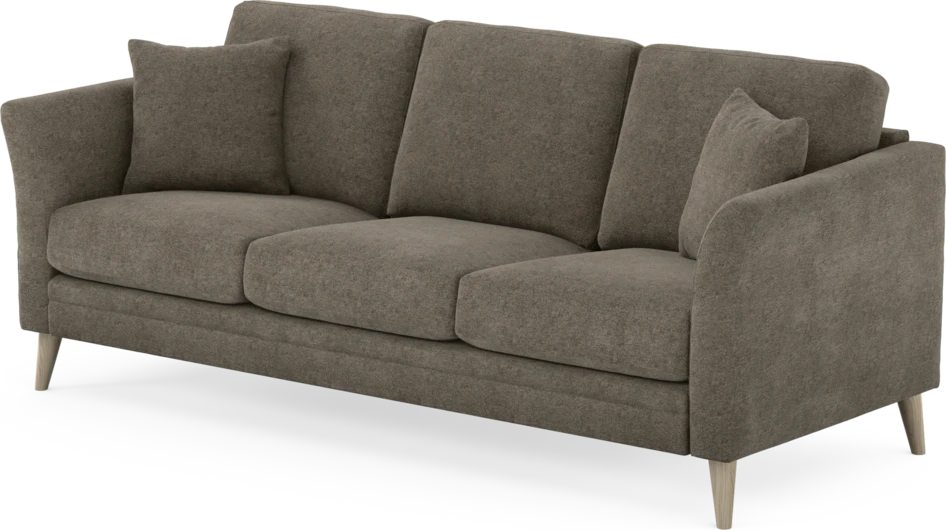 Eden - 3-sits soffa - Brun