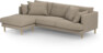 Harper - 4-sits med schäslong vänster - Beige