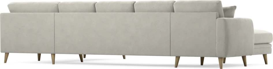 Eden - 3-sits soffa med schäslong vänster och divan höger - Grå