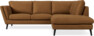Madison - 2-sits soffa med divan höger - Brun