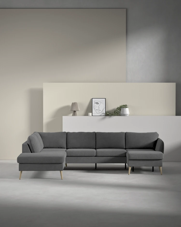 County - 3-sits soffa med divan vänster och schäslong höger - inspiration