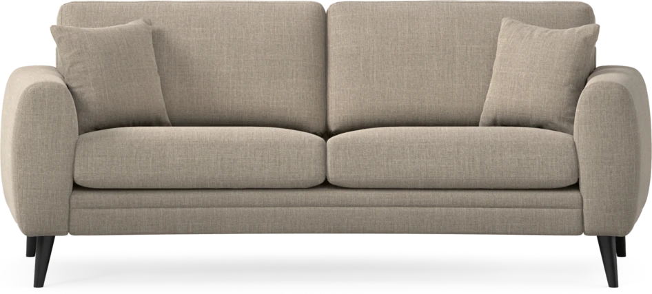Eden - 2,5-sits soffa svängd - Beige