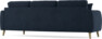 Eden - 3-sits soffa svängd - Blå