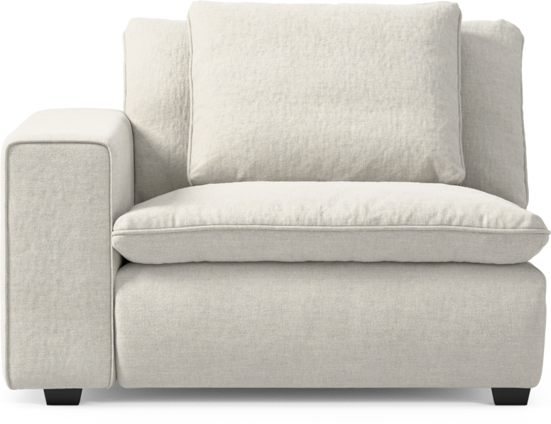 Bellora - 1-sits med armstöd vänster - Vit