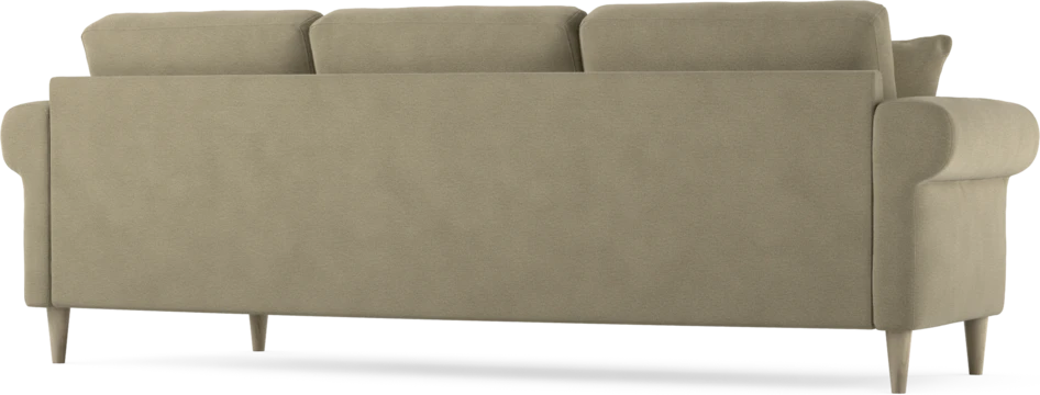 Eden - 3-sits soffa svängd - Beige