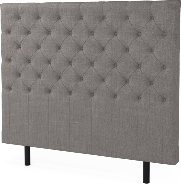 Asperö pikerad - Sänggavel, 160-180 cm - Grå