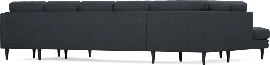 Eden - 3-sits soffa med divan vänster och schäslong höger - Blå