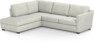 Friday - 2,5-sits soffa med divan vänster - Vit