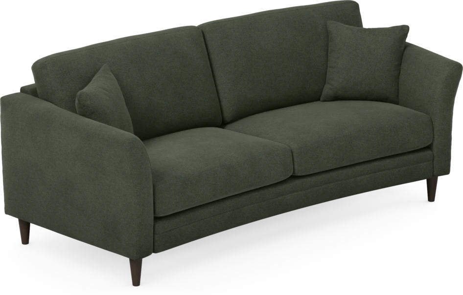 Eden - 2,5-sits soffa svängd - Grön