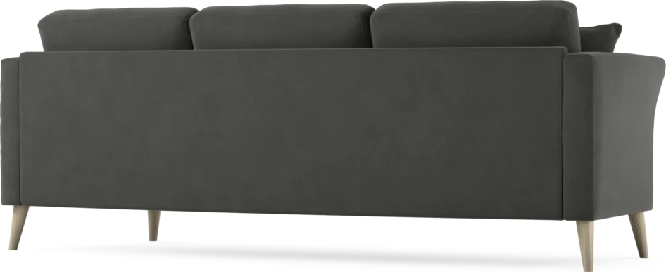 Eden - 3-sits soffa svängd - Grå