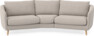 Madison - 3-sits soffa svängd, 90 cm - Beige