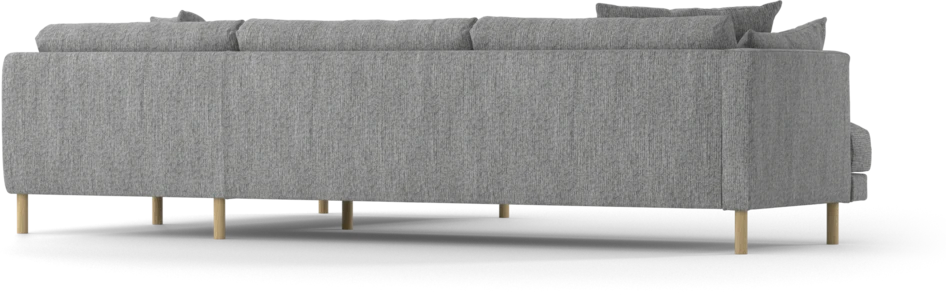 Harper - 3-sits soffa med divan höger - Grå