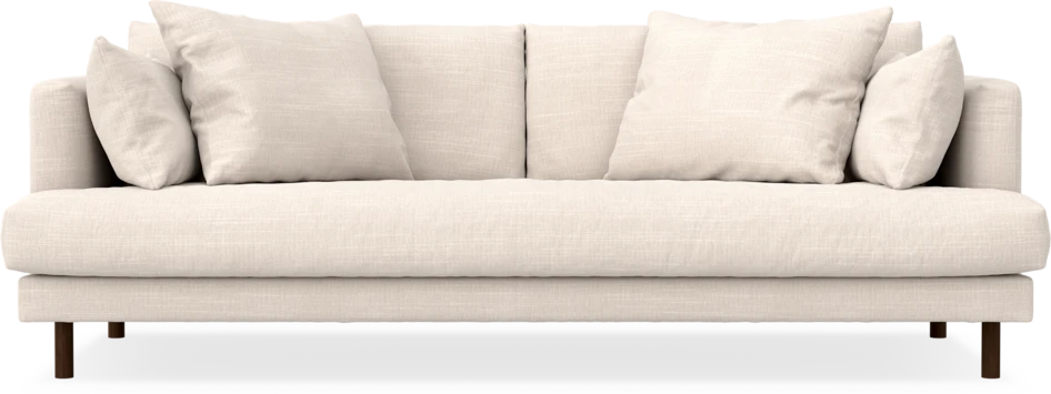 Harper - 3-sits soffa, hel dyna - Beige