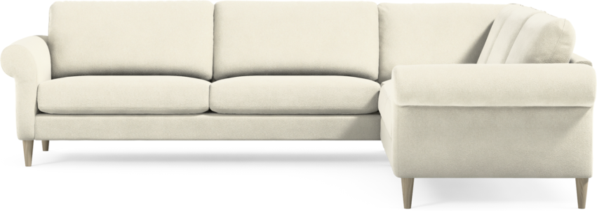 Bridge - Hörnsoffa, 3+2-sits - Vit