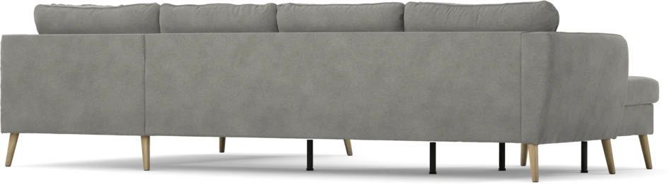 County - 3-sits soffa med schäslong vänster och divan höger - Grå