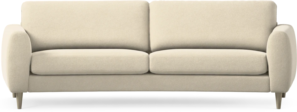 Bridge - 3-sits soffa svängd - Beige
