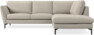 Madison - 2-sits soffa med divan höger - Beige