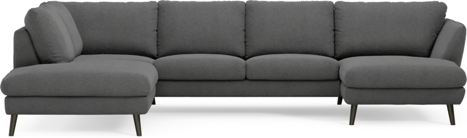 Madison Lux - 2-sits soffa med divan vänster och schäslong höger - Grå