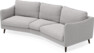 Madison - 3-sits soffa svängd, 90 cm - Grå