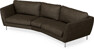 Madison - 3-sits soffa svängd, 90 cm - Brun