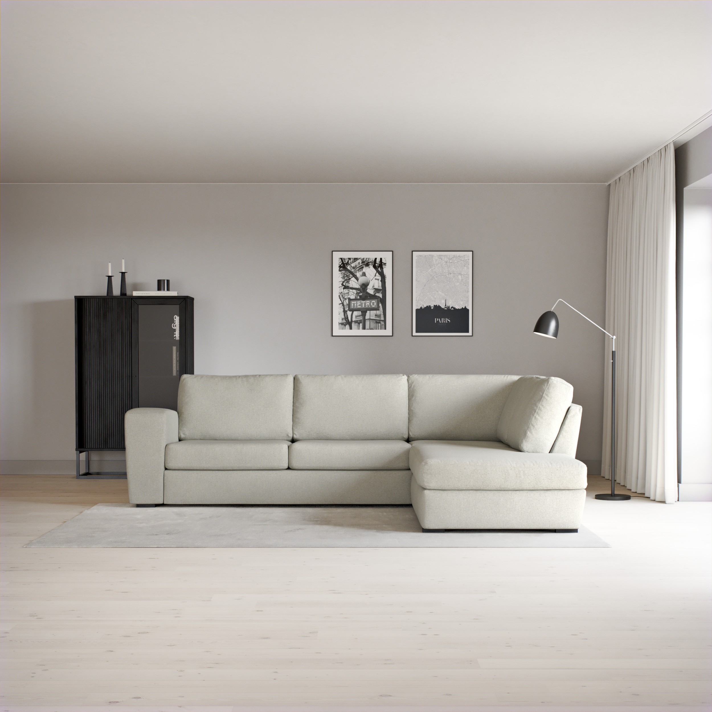 Friday - 2,5-sits soffa med divan höger - inspiration
