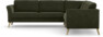 Bridge - Hörnsoffa, 3+3-sits - Grön