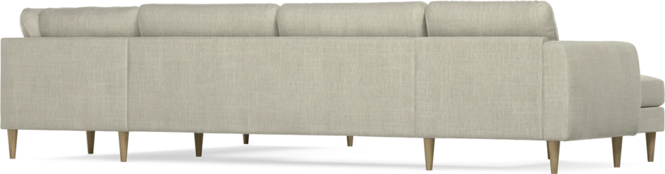 Bridge - Hörnsoffa, 3+2-sits med schäslong vänster - Beige