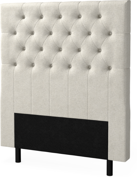 Delux Pikerad XL - Sänggavel, 90-210 cm - Beige
