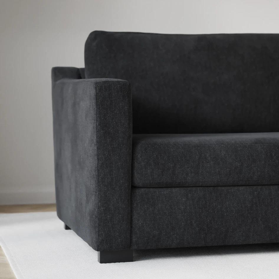 Friday - 2,5-sits soffa med divan vänster - Blå