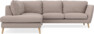 Madison - 2-sits soffa med divan vänster - Beige