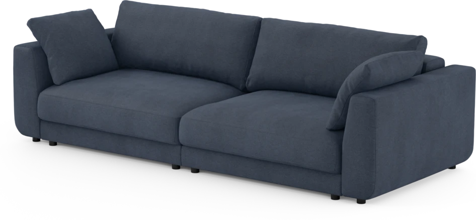 Amie - Bäddsoffa 4-sits - Blå