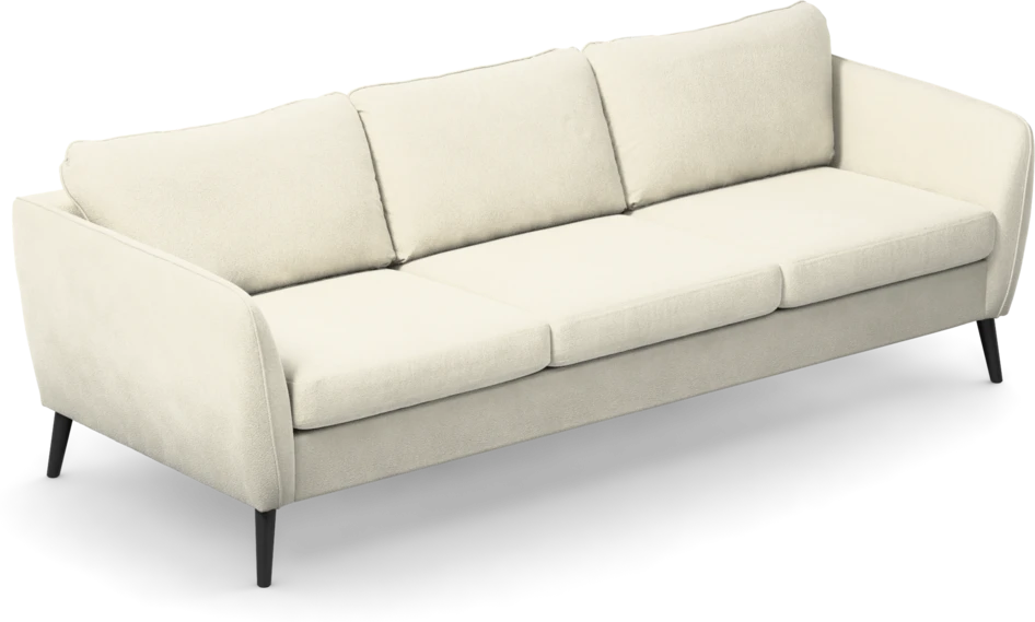 County - 3-sits soffa - Vit