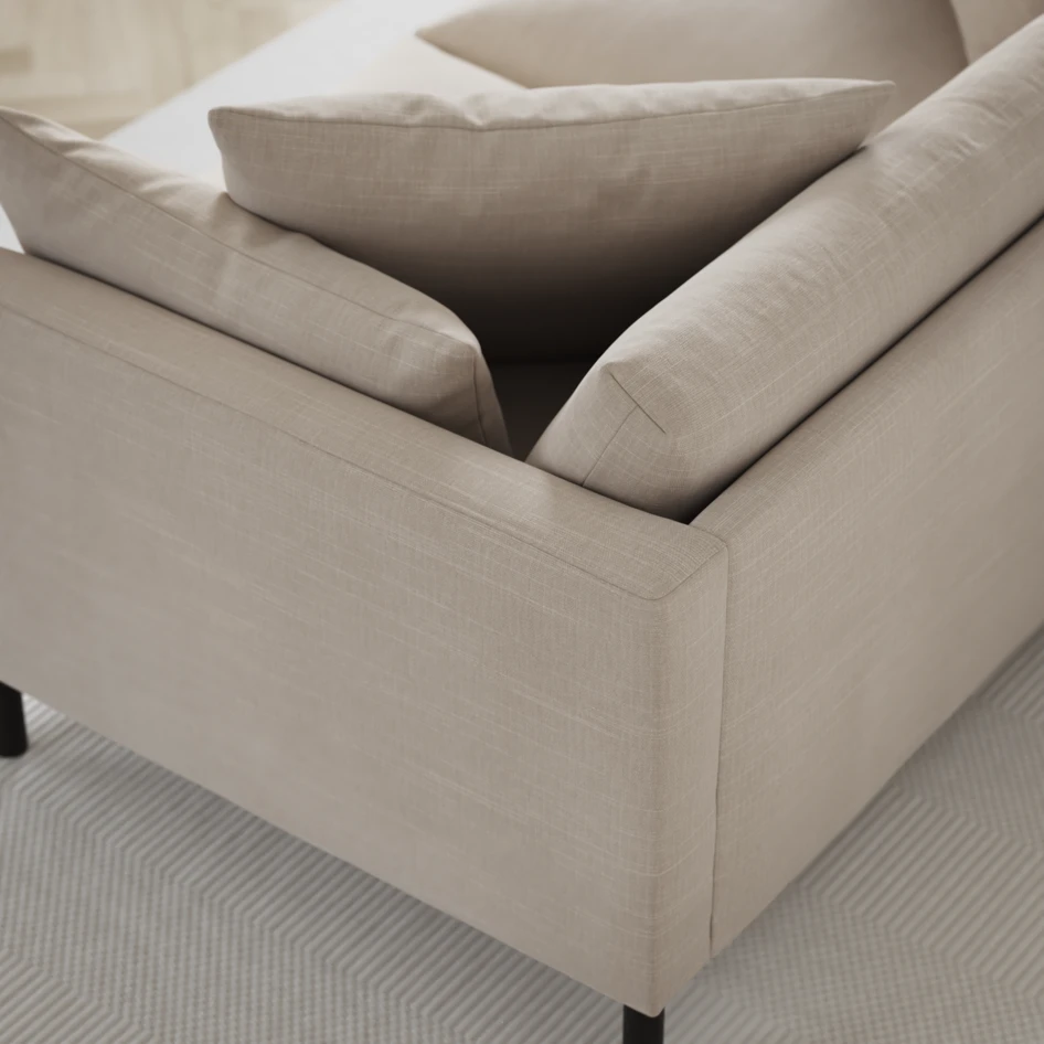 Harper - 3-sits soffa - Beige