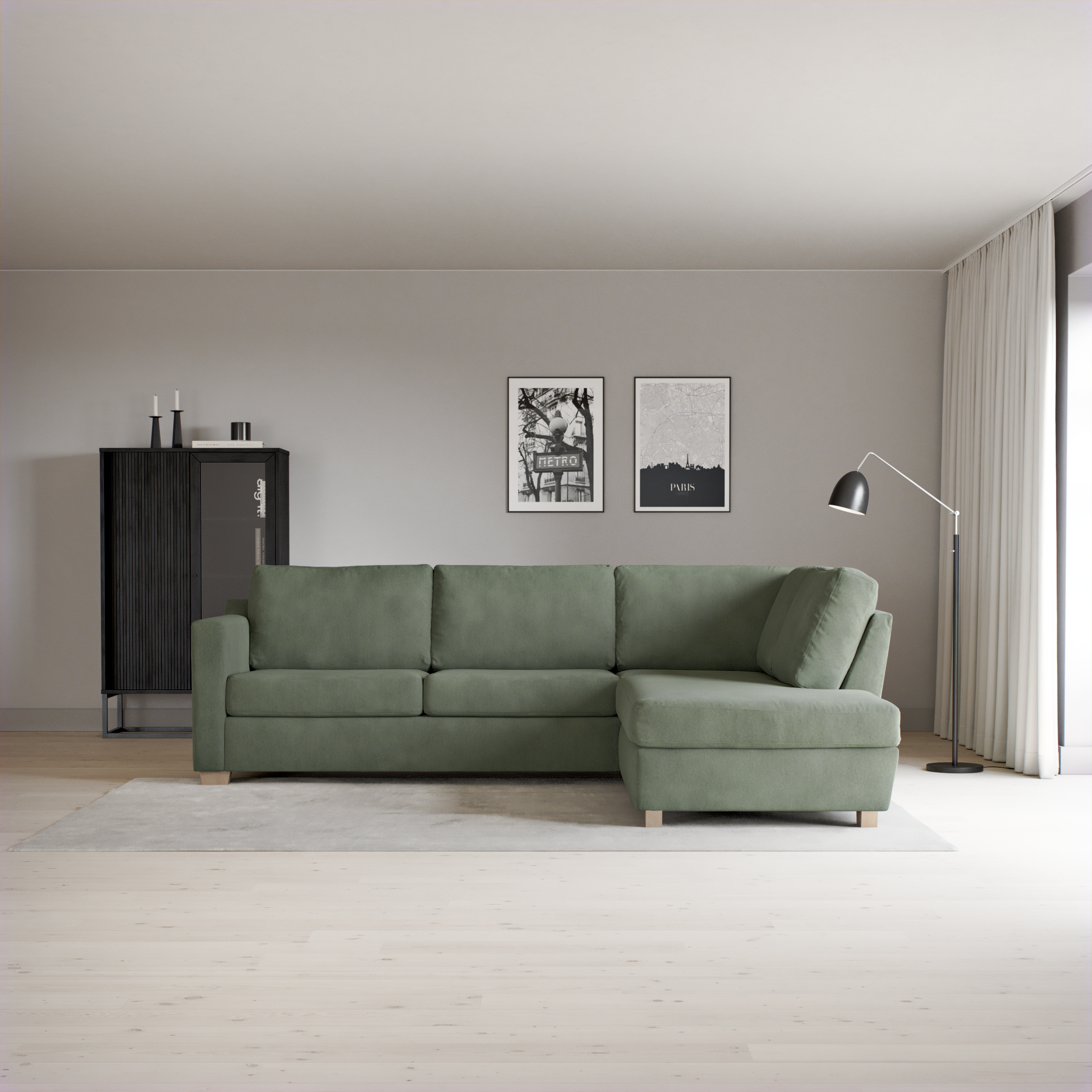 Friday - 2,5-sits soffa med divan höger - inspiration