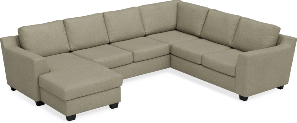 Friday - Hörnsoffa, 3+2-sits med schäslong vänster - Beige