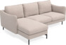 Madison Lux - 2-sits soffa med schäslong vänster - Beige