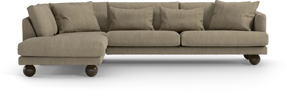 Harper - 3-sits soffa med divan vänster - Beige