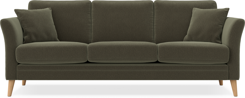 Eden - 3-sits soffa - Brun
