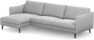 Madison Lux - 3-sits soffa med schäslong vänster - Grå