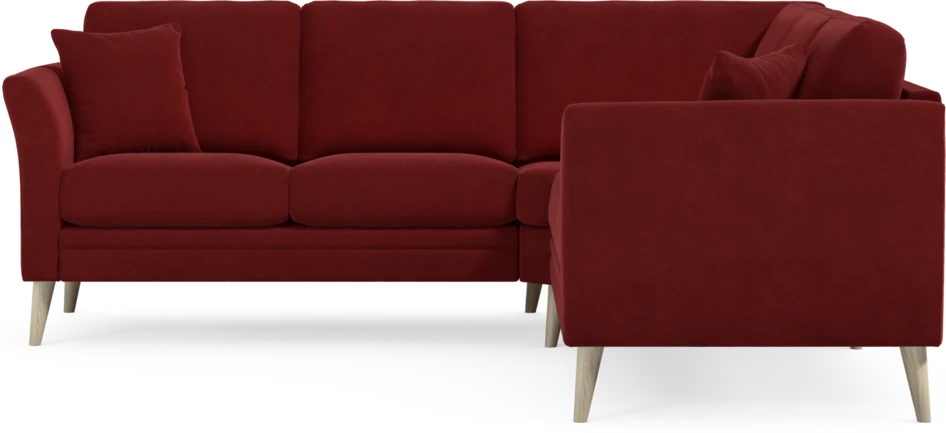 Eden - Hörnsoffa, 2+2-sits - Röd