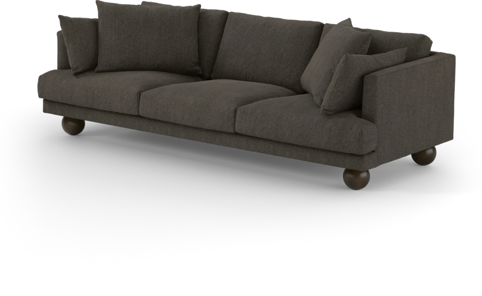 Harper - 4-sits soffa - Brun