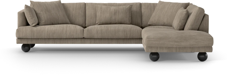 Harper - 3-sits soffa med divan höger - Beige