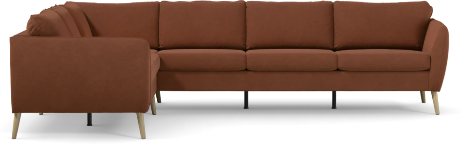 County - Hörnsoffa, 2+3-sits - Orange
