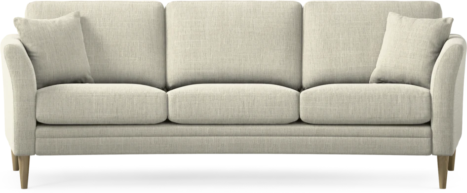 Eden - 3-sits soffa svängd - Beige