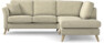 Eden - 2-sits soffa med divan - Beige