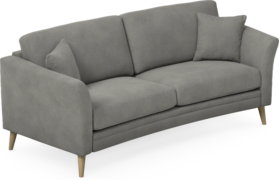 Eden - 2,5-sits soffa svängd - Grå