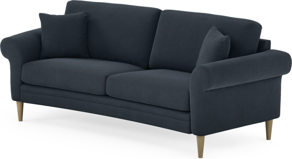 Eden - 2,5-sits soffa svängd - Blå