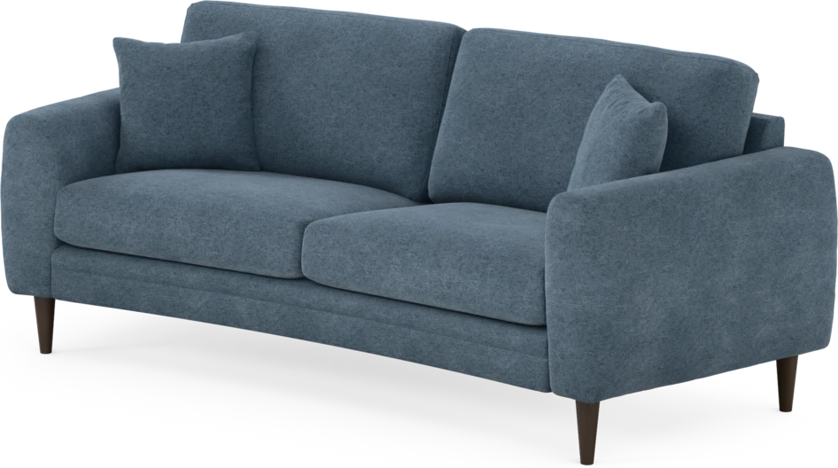Eden - 2,5-sits soffa svängd - Blå