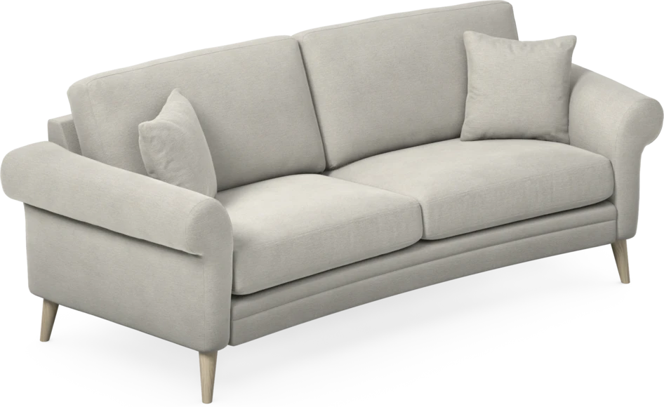 Eden - 2,5-sits soffa svängd - Grå